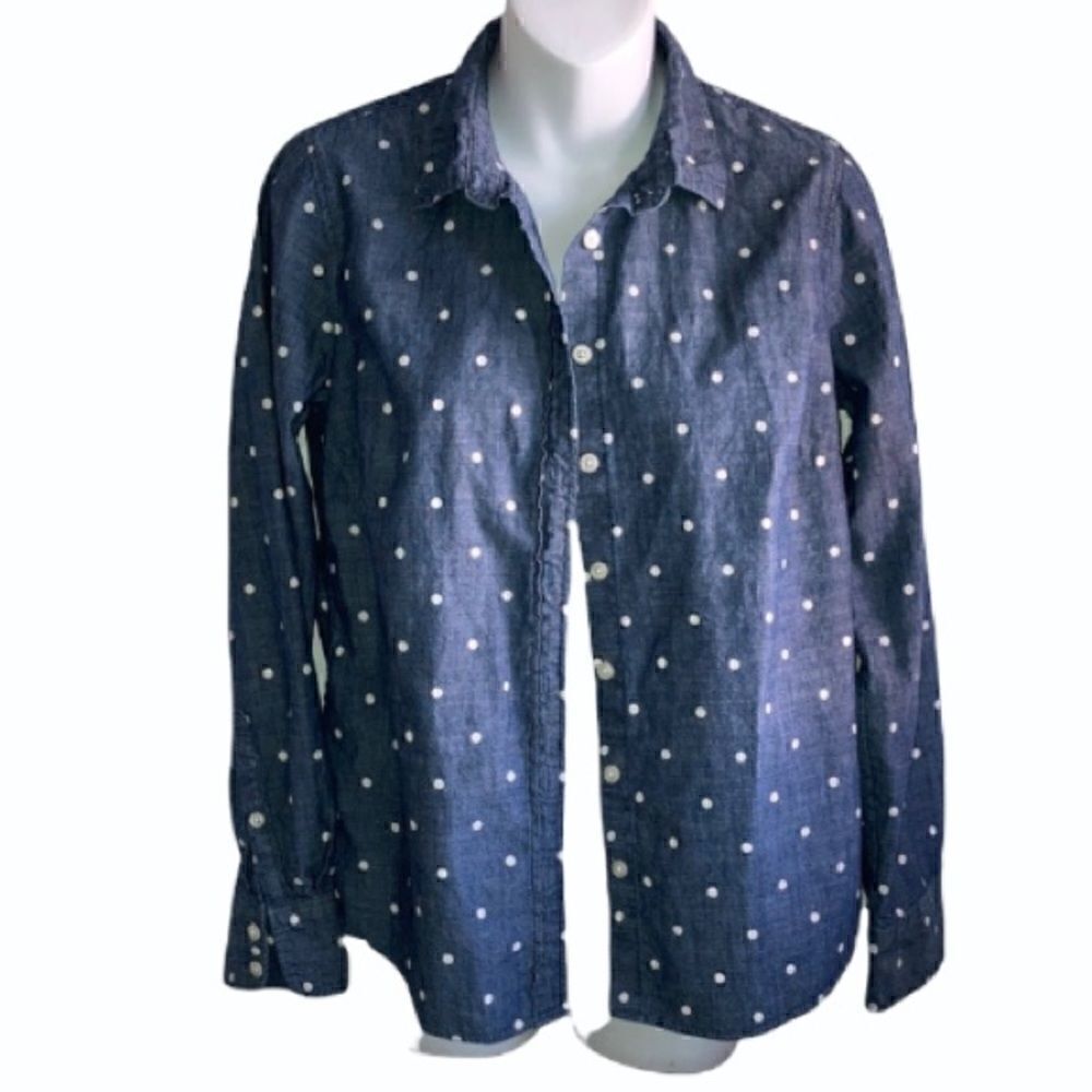 J Crew Button Blouse   - Picture 2 of 9